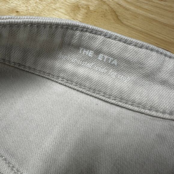 AG Adriano Goldschmied NWT The Etta High Waist Crop Raw Hem Jeans Size 32R - Picture 6 of 11